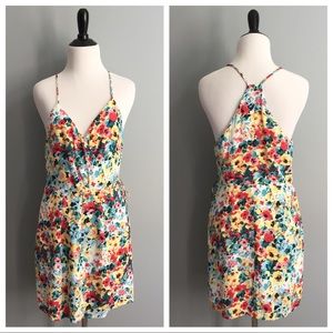 Forever 21 floral wrap dress